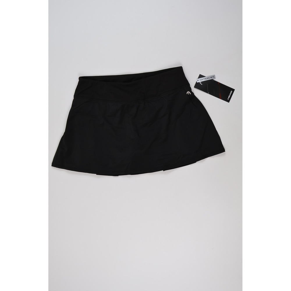 HEAD Skort Tennis Golf Athletic Black Solid Medium NWT